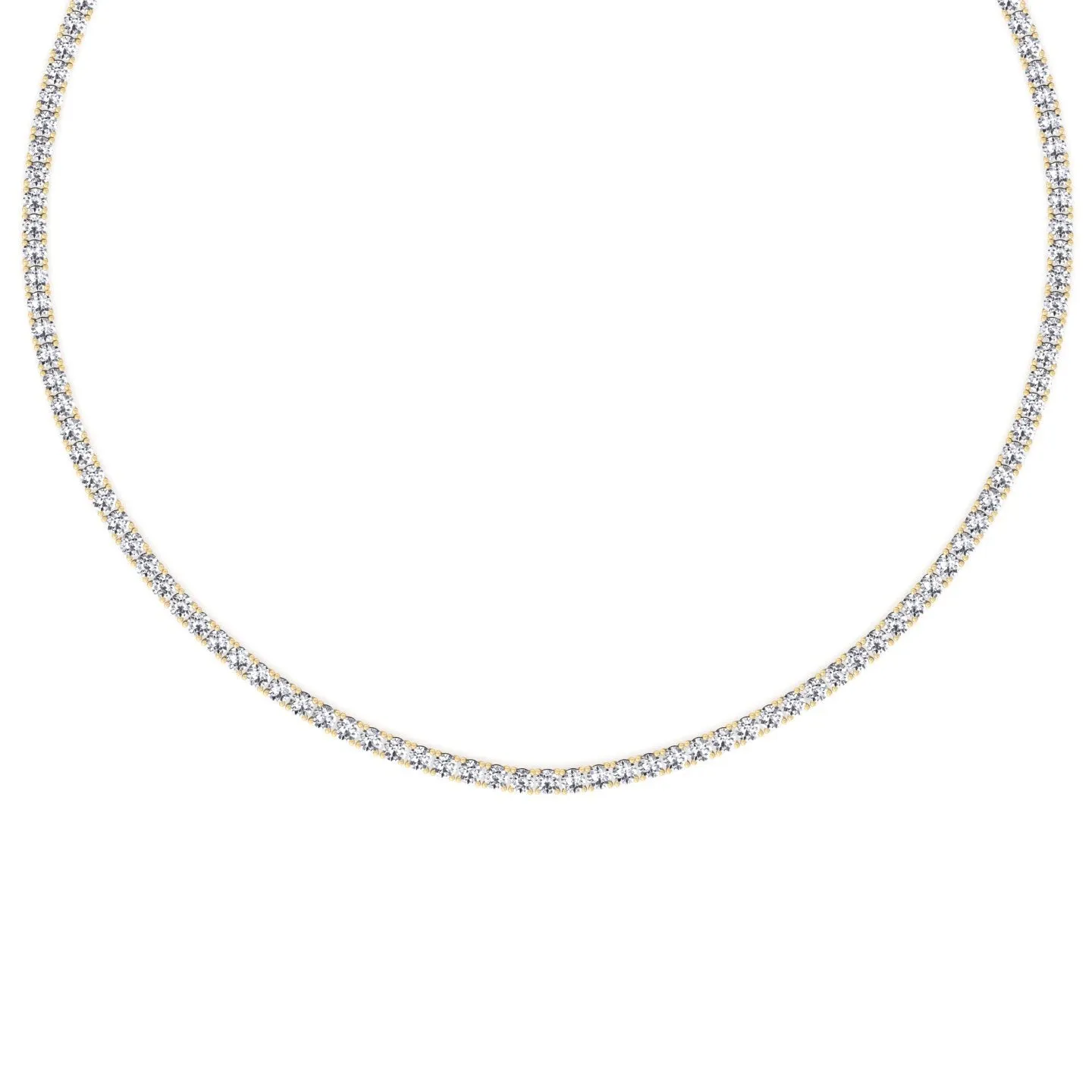 12 Carat Classic Tennis Necklace