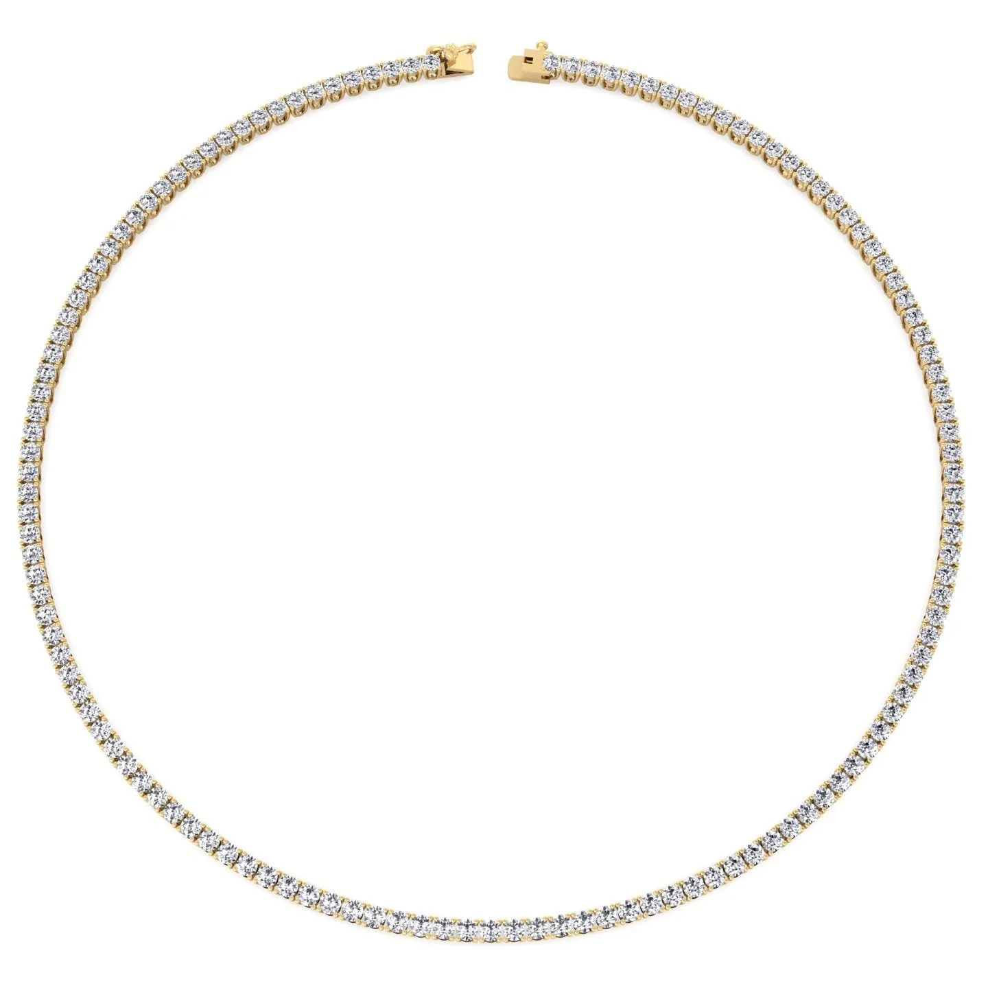 12 Carat Classic Tennis Necklace