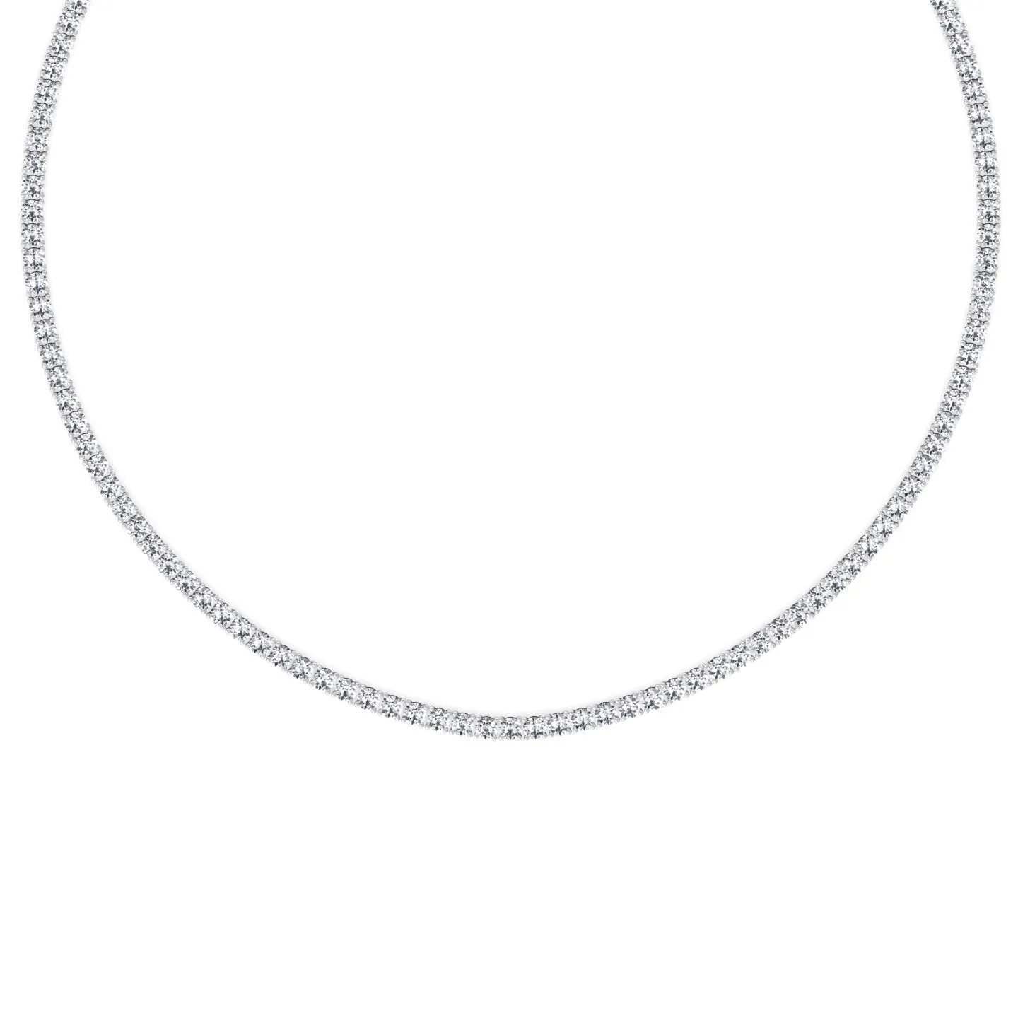 12 Carat Classic Tennis Necklace