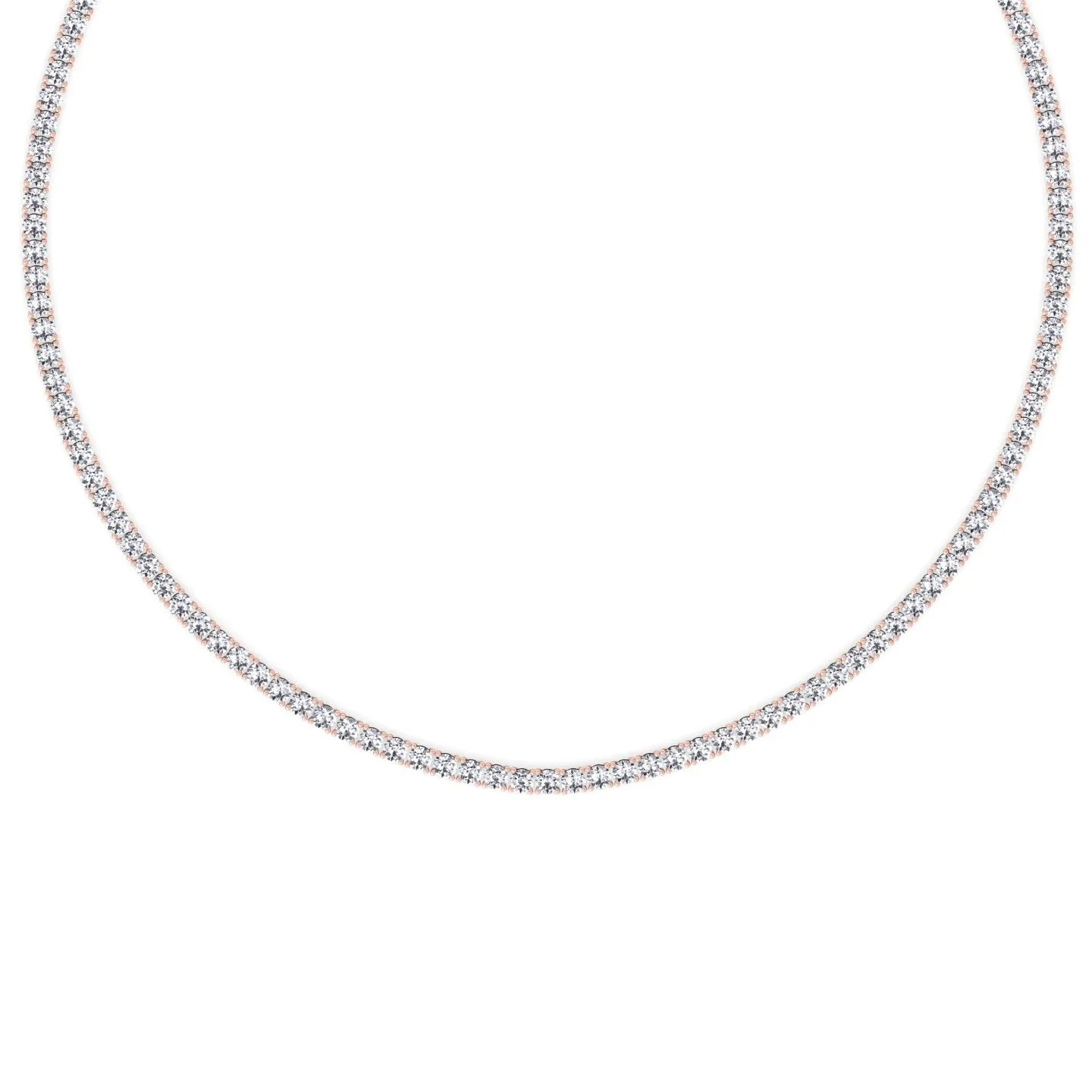 12 Carat Classic Tennis Necklace
