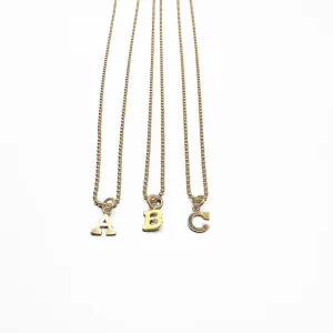 14k Gold-Filled Baby Bliss Necklace with Gold-Filled Initial