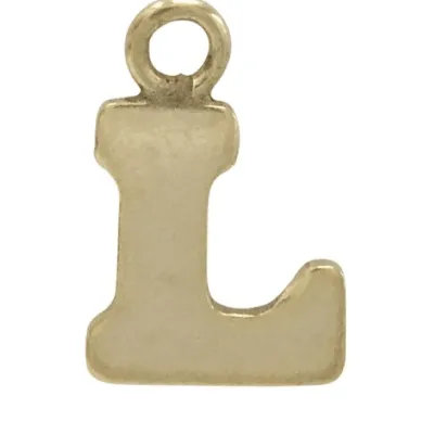 14k Gold-Filled Baby Bliss Necklace with Gold-Filled Initial