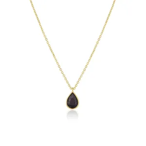 1.73ct Spinel Pear Shape Necklace
