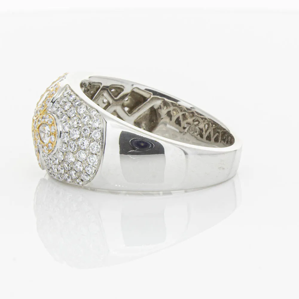 18ct White & Rose Gold 1.43ct Diamond Ring