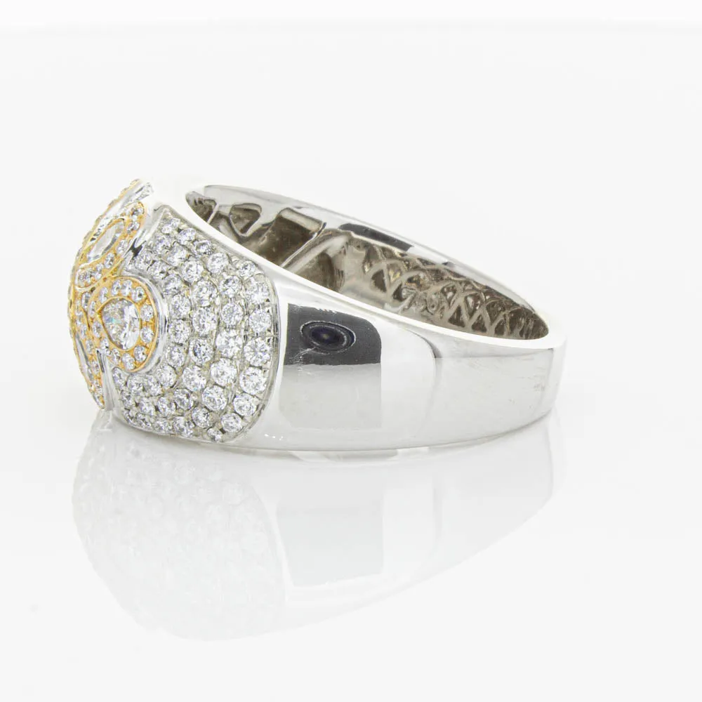 18ct White & Rose Gold 1.43ct Diamond Ring