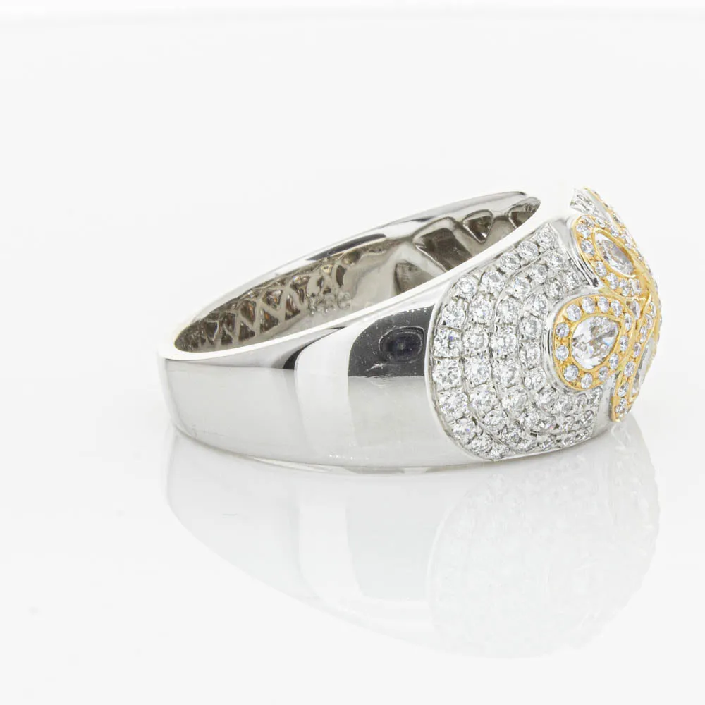 18ct White & Rose Gold 1.43ct Diamond Ring