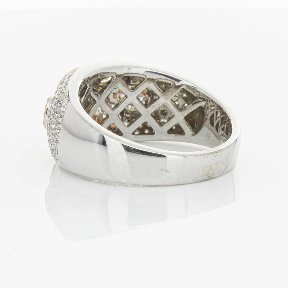 18ct White & Rose Gold 1.43ct Diamond Ring