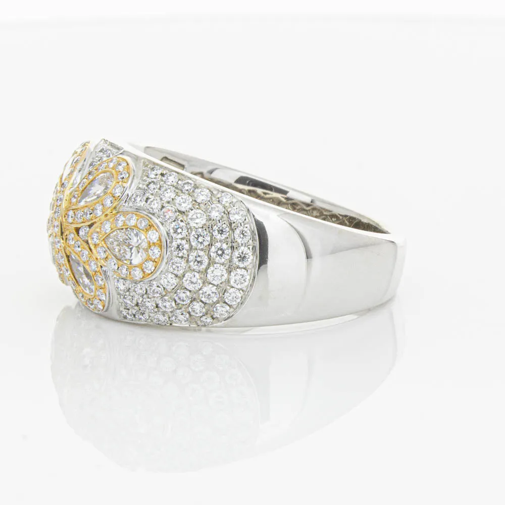 18ct White & Rose Gold 1.43ct Diamond Ring