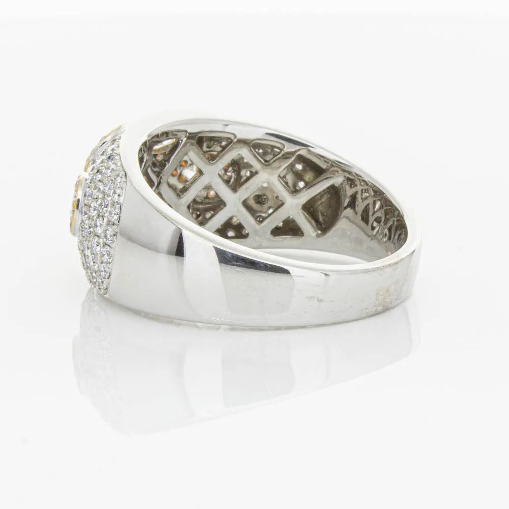 18ct White & Rose Gold 1.43ct Diamond Ring