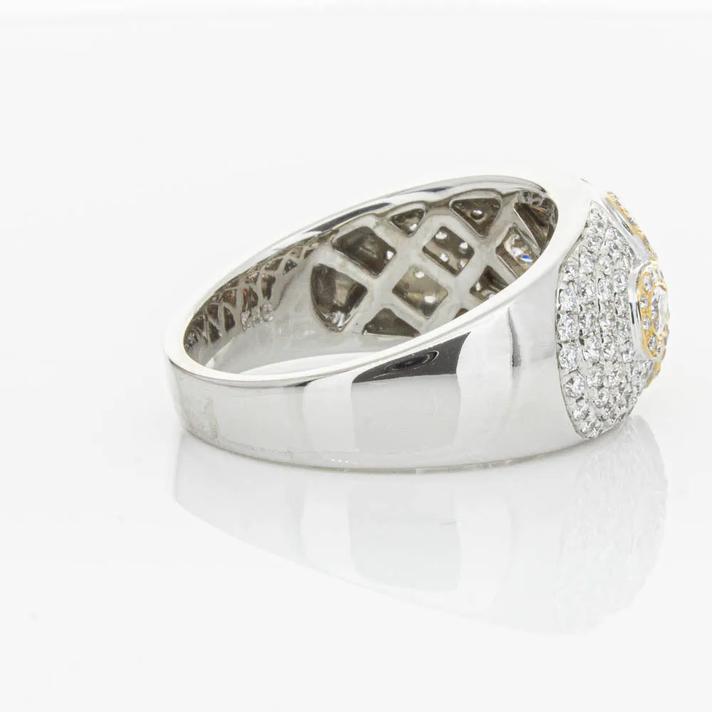 18ct White & Rose Gold 1.43ct Diamond Ring
