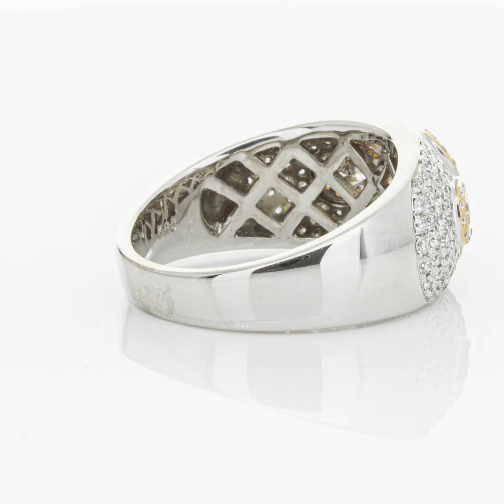 18ct White & Rose Gold 1.43ct Diamond Ring
