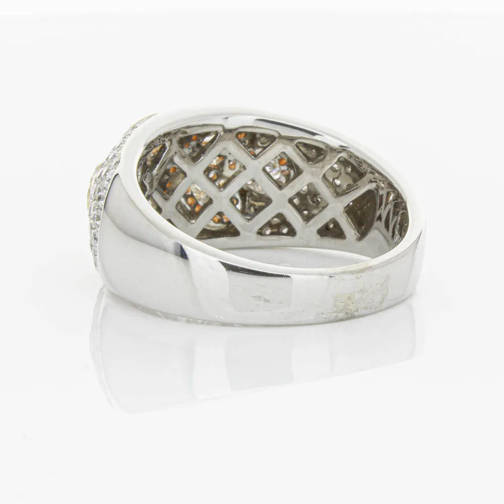 18ct White & Rose Gold 1.43ct Diamond Ring