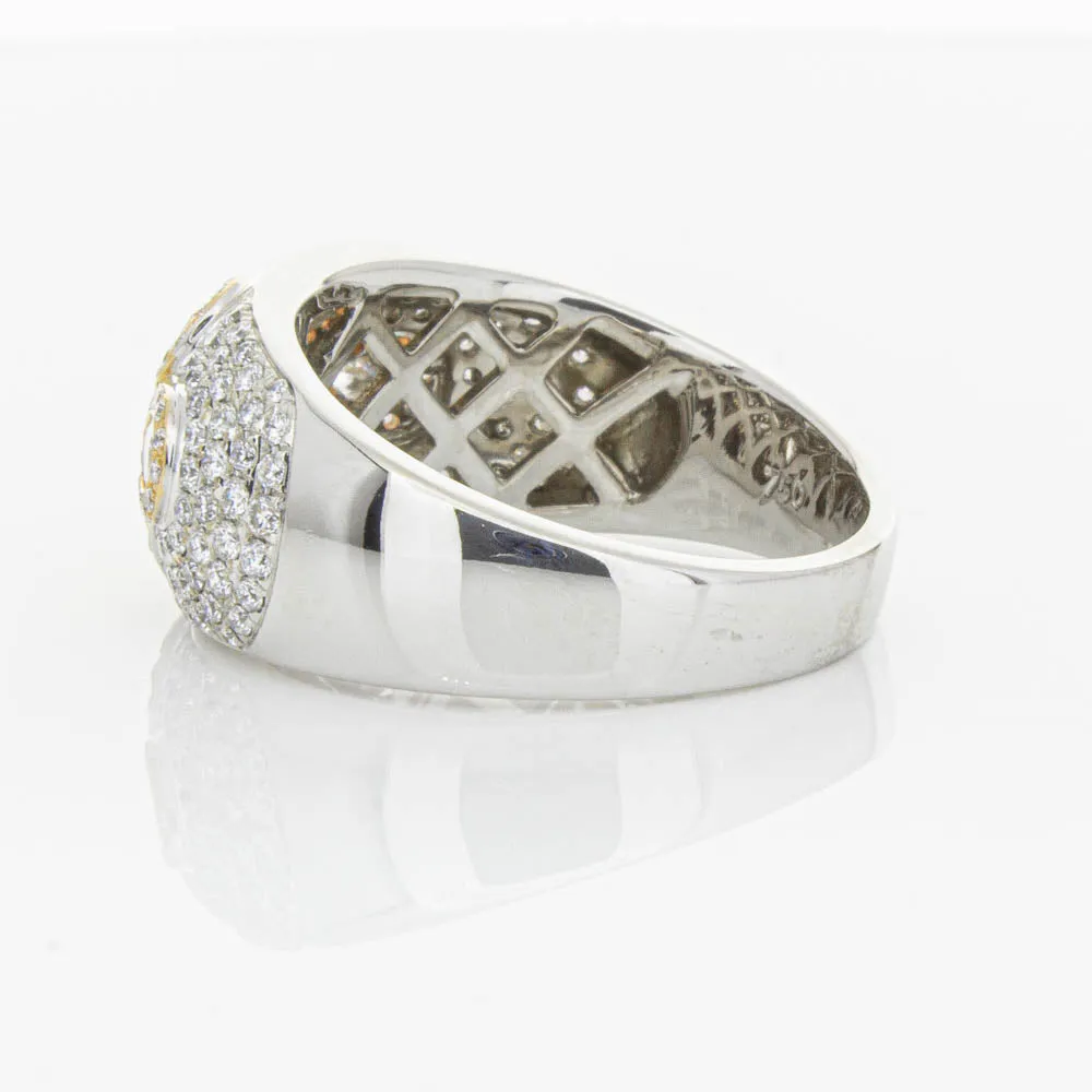 18ct White & Rose Gold 1.43ct Diamond Ring