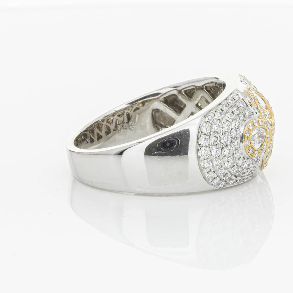 18ct White & Rose Gold 1.43ct Diamond Ring