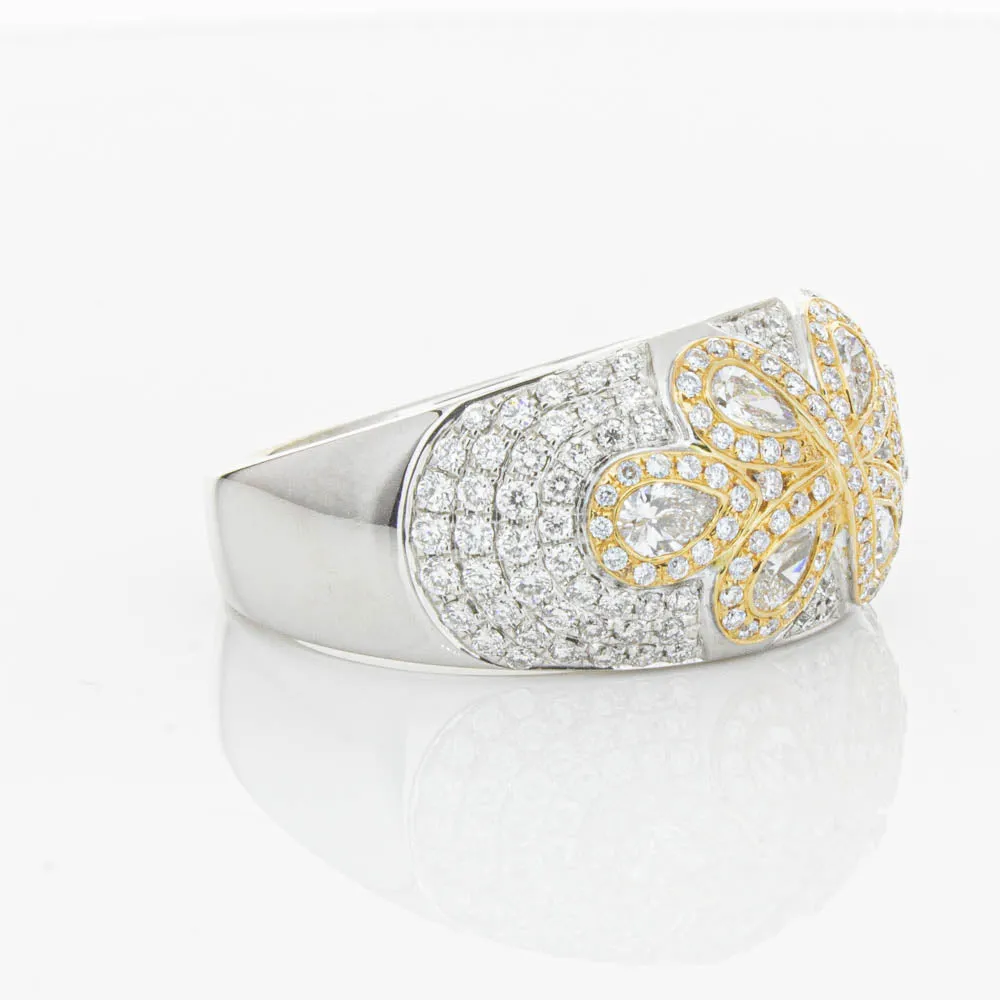 18ct White & Rose Gold 1.43ct Diamond Ring