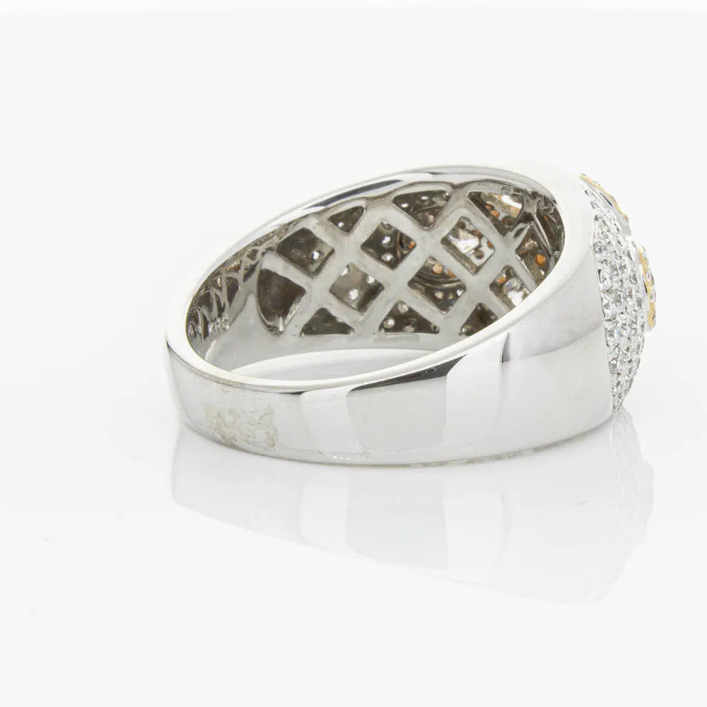 18ct White & Rose Gold 1.43ct Diamond Ring