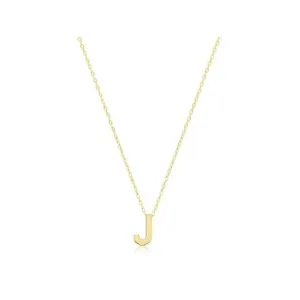 9ct Yellow Gold Initial Necklace NK435/J