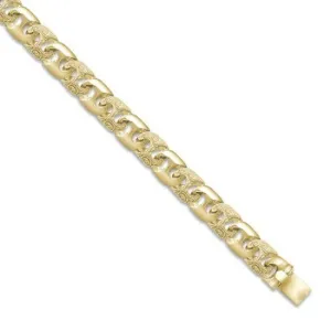 9ct Yellow Gold Solid 13.0mm 24 Inch Anchor Necklace 119.0g