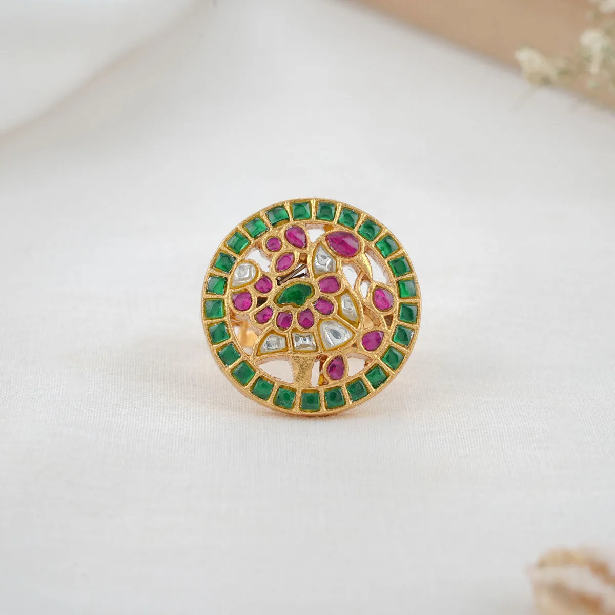 Alhena Kundan Ring