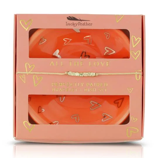 All The Love Bracelet   Dish Set