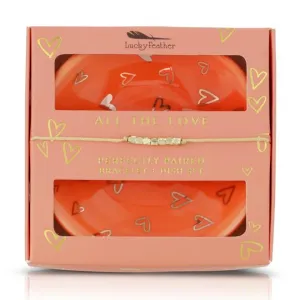 All The Love Bracelet   Dish Set