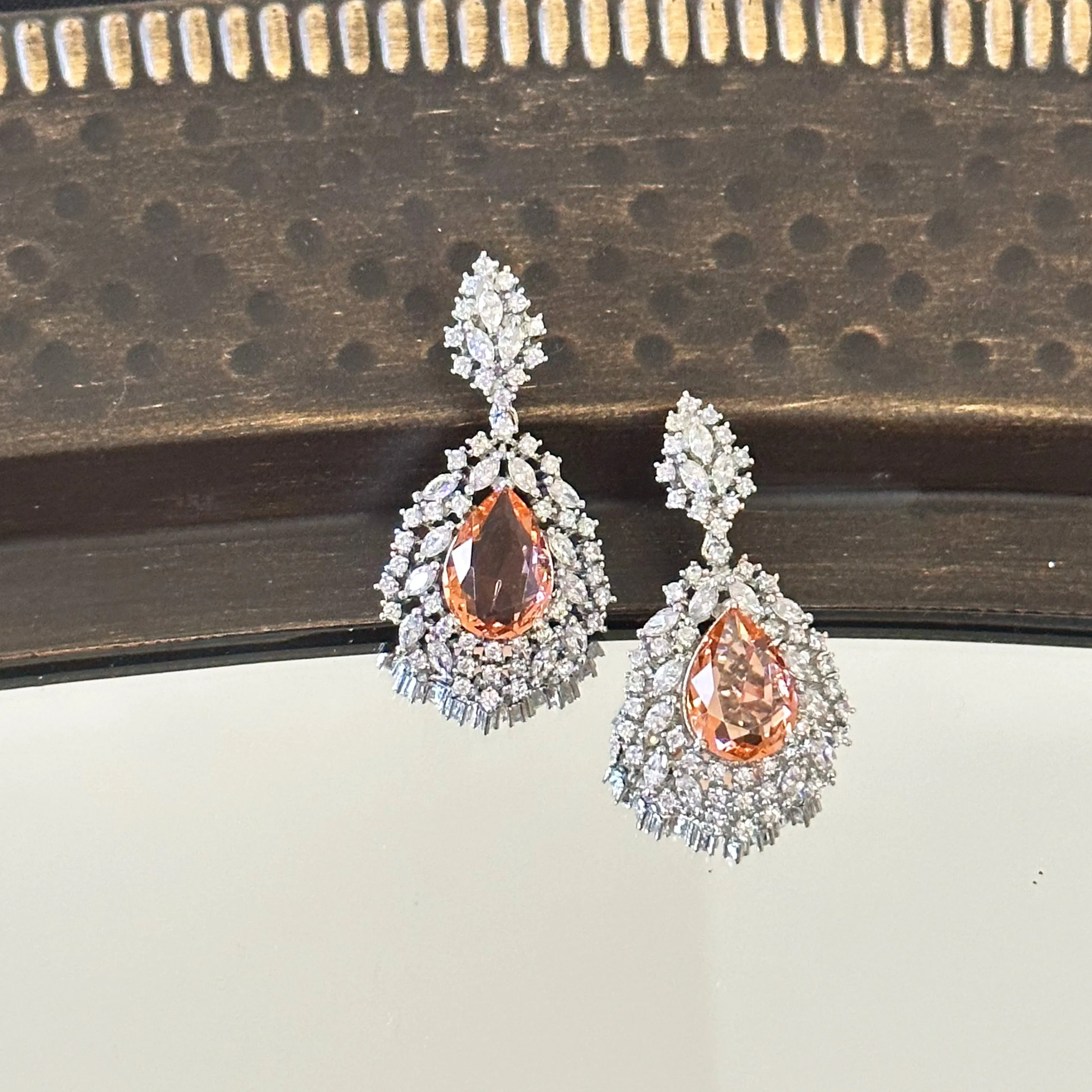 Amelia American Diamond Earrings