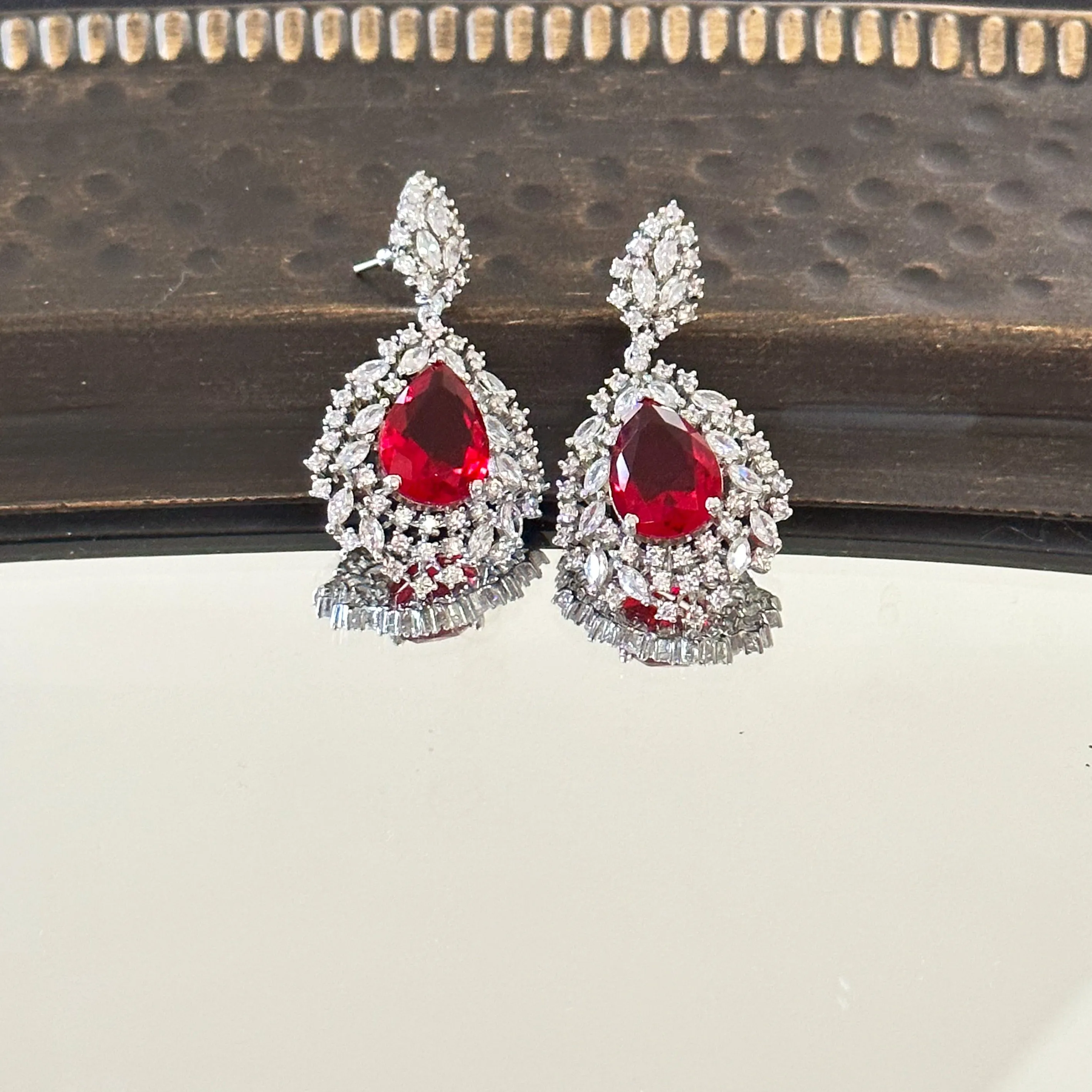 Amelia American Diamond Earrings