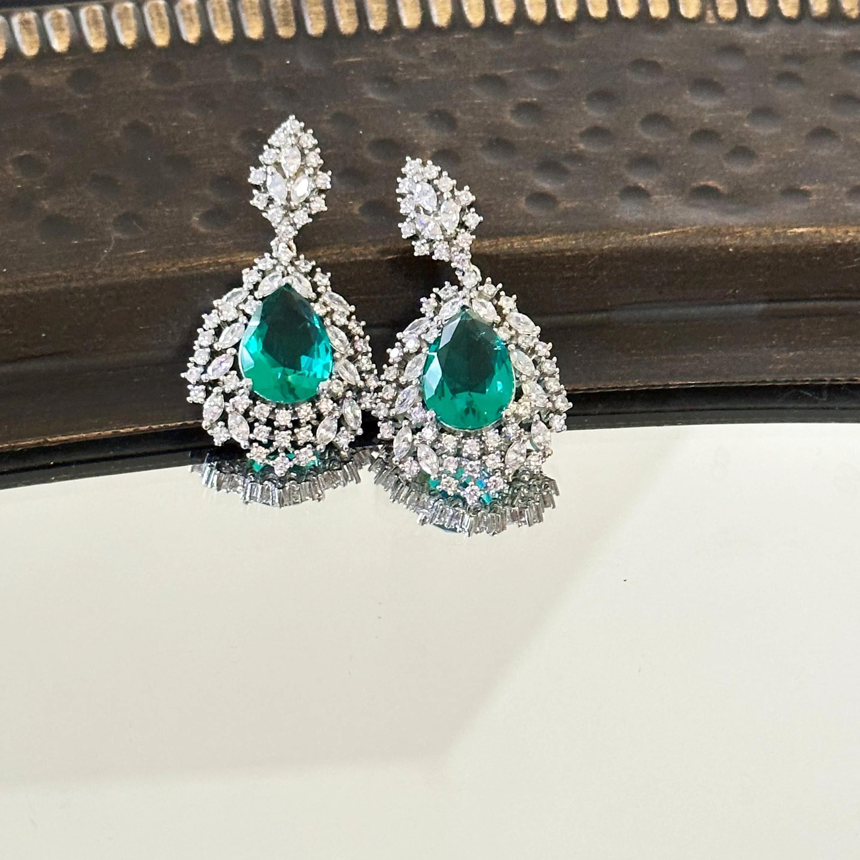Amelia American Diamond Earrings
