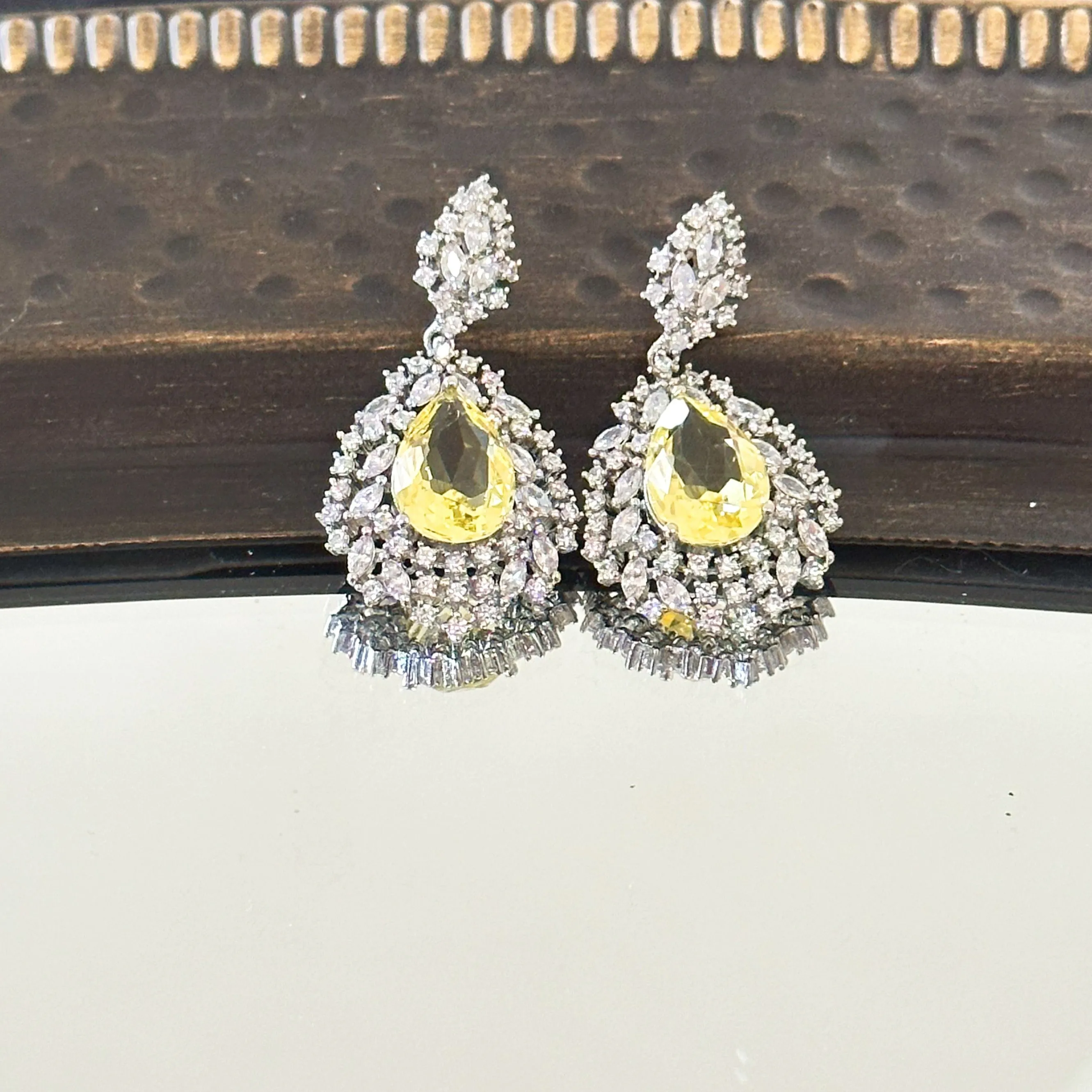 Amelia American Diamond Earrings