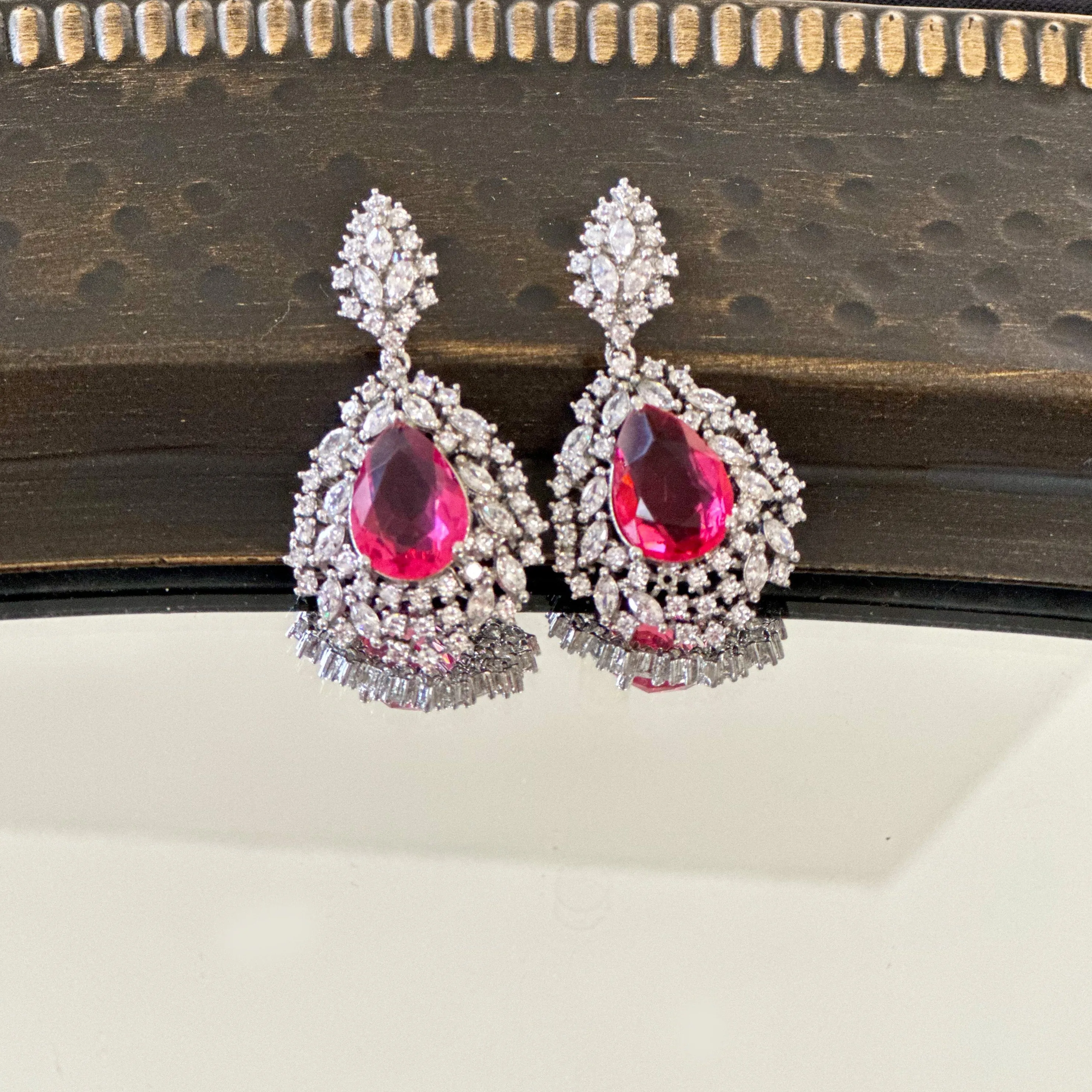 Amelia American Diamond Earrings