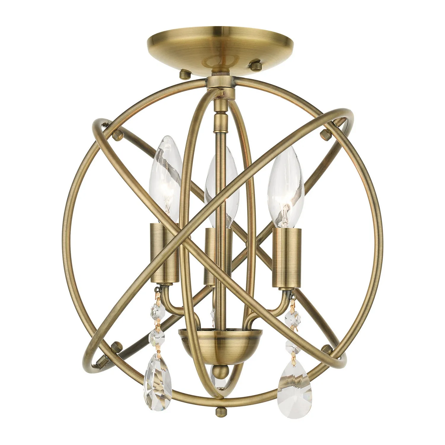 Aria Convertible Chandelier / Semi Flush
