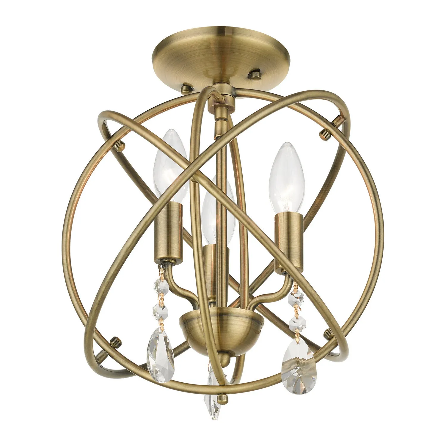 Aria Convertible Chandelier / Semi Flush