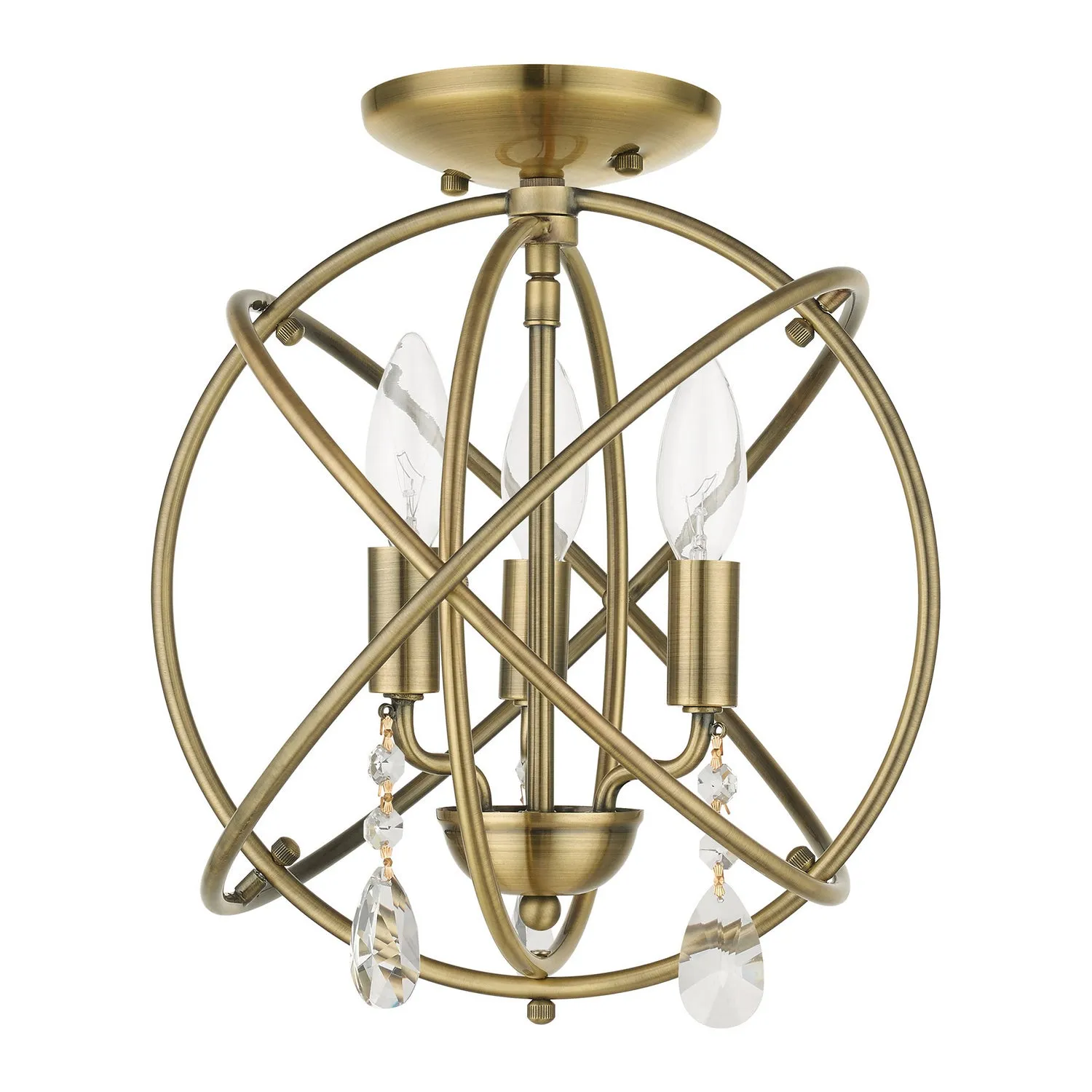 Aria Convertible Chandelier / Semi Flush