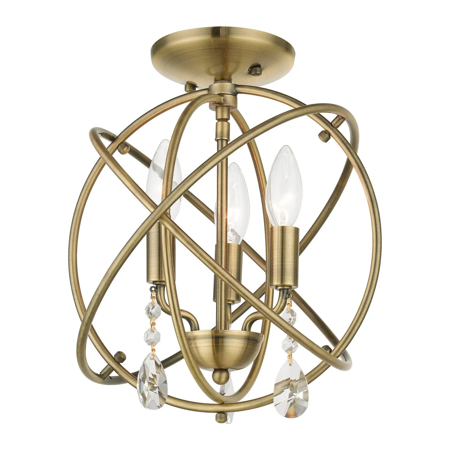 Aria Convertible Chandelier / Semi Flush