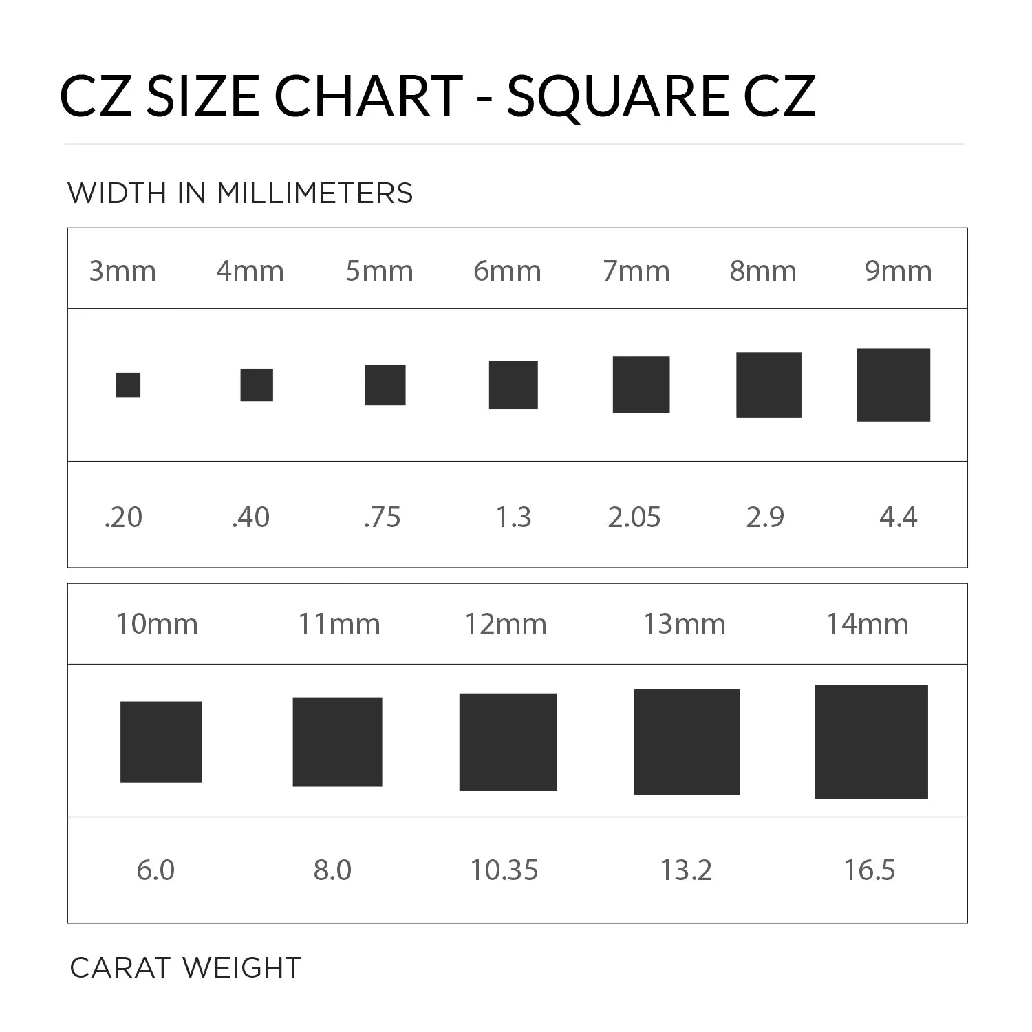 Asscher Cut CZ Stud Earrings in Sterling Silver - Multiple Sizes Available