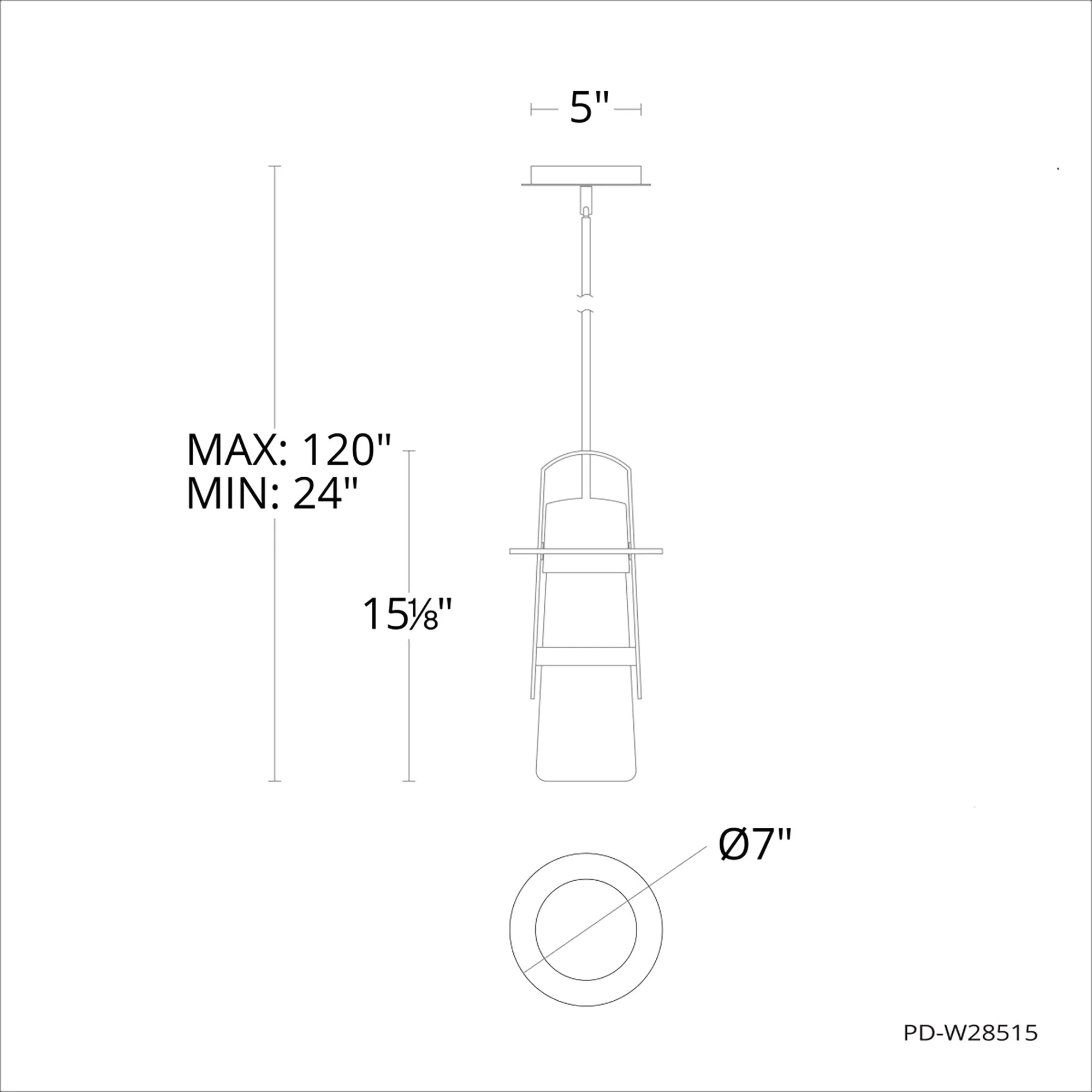 Balthus 15" LED 1 Light Indoor/Outdoor Pendant