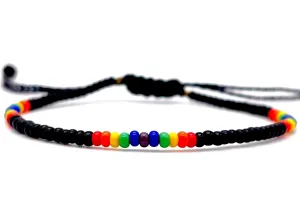 Black Aztec Ankle Bracelet