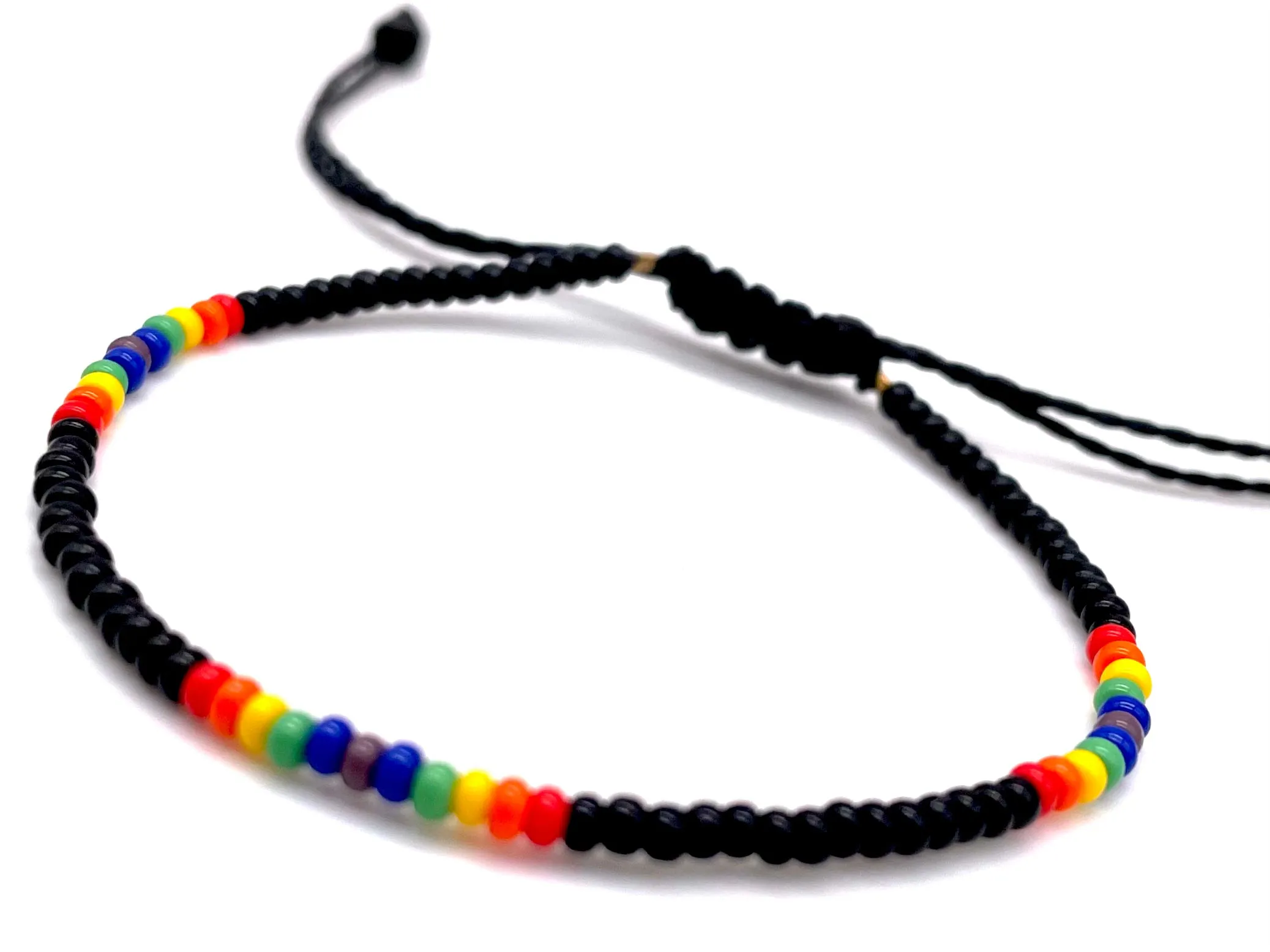 Black Aztec Ankle Bracelet