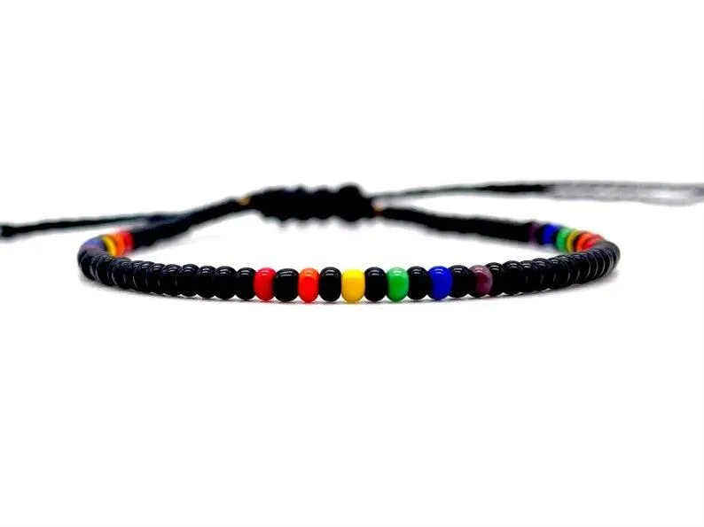 Black Skittles Ankle Bracelet