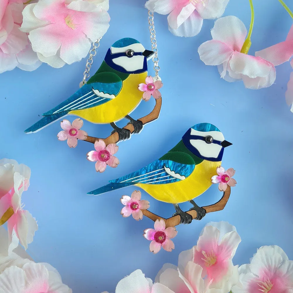 Bluetit Necklace - Pre Order by Cherryloco Jewellery
