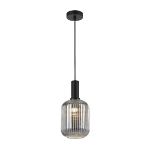 Bonura 14 Pendant Smoke and Black