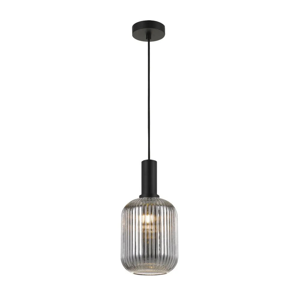 Bonura 14 Pendant Smoke and Black