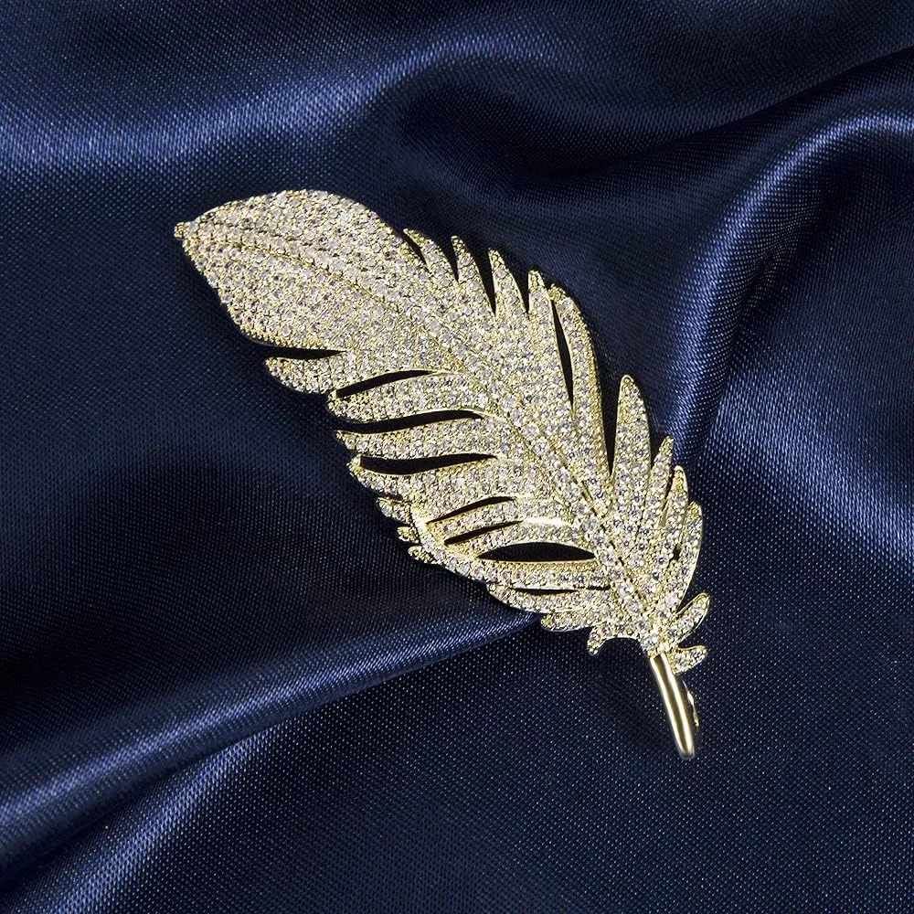Brooches for Women Shiny Zirconia Broach Jewelry Fashion Brooch Pins Gift for Christmas Birthday Wedding