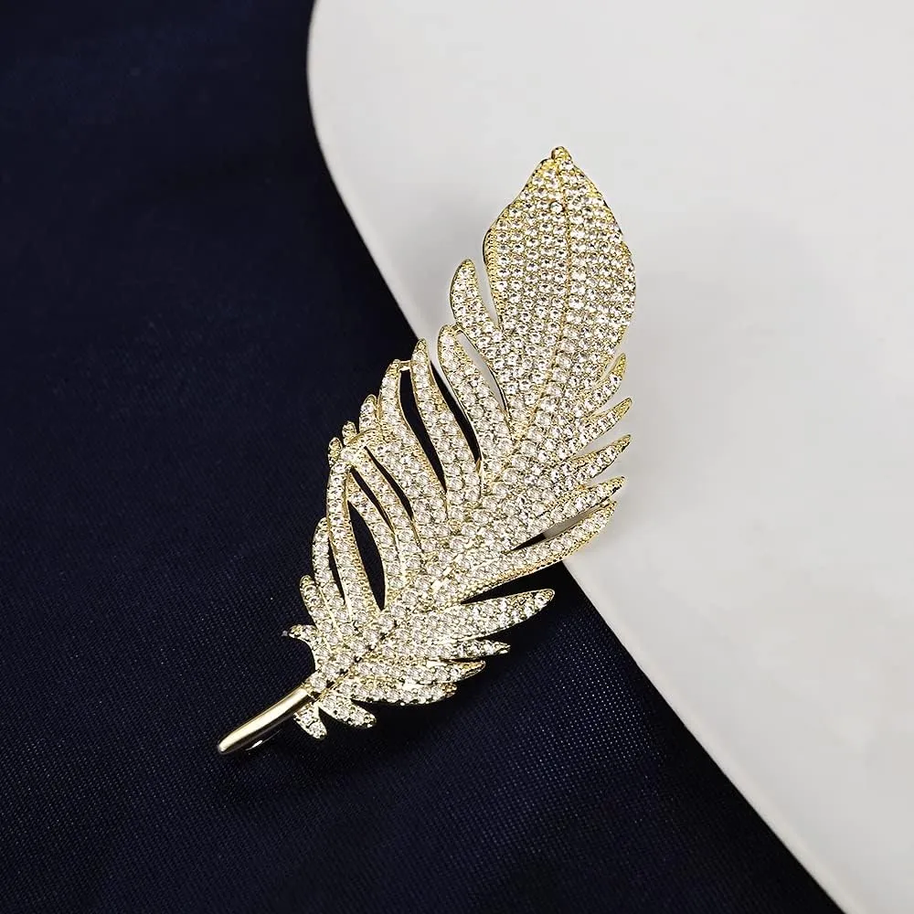 Brooches for Women Shiny Zirconia Broach Jewelry Fashion Brooch Pins Gift for Christmas Birthday Wedding