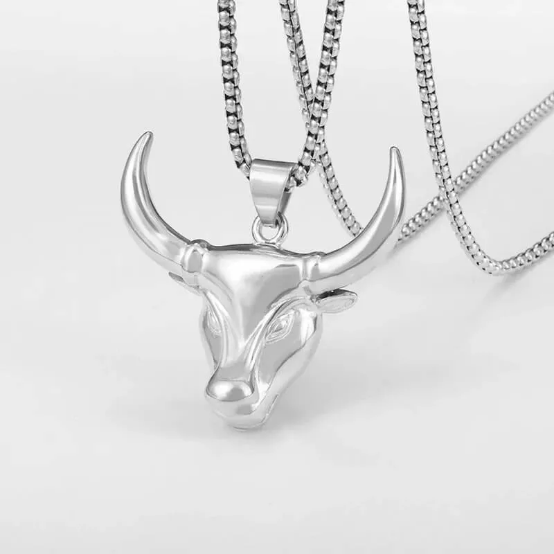 Bull's Head Necklace