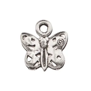 Butterfly Charm Petite Silver