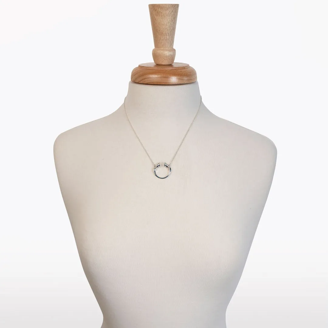 Cavallo - Horseshoe Necklace Sterling Silver