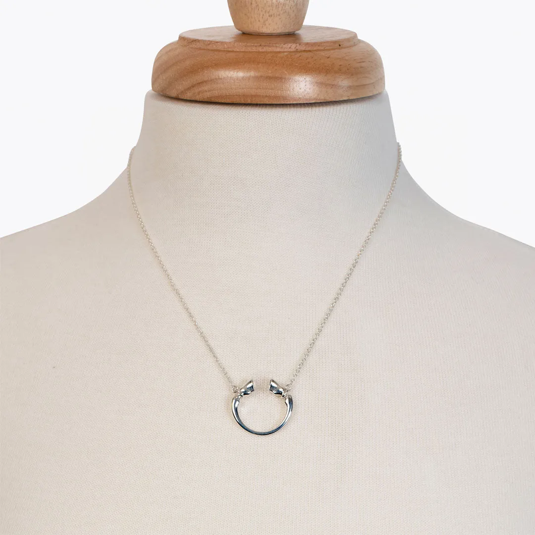 Cavallo - Horseshoe Necklace Sterling Silver