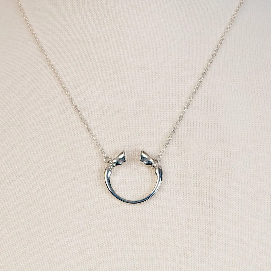 Cavallo - Horseshoe Necklace Sterling Silver