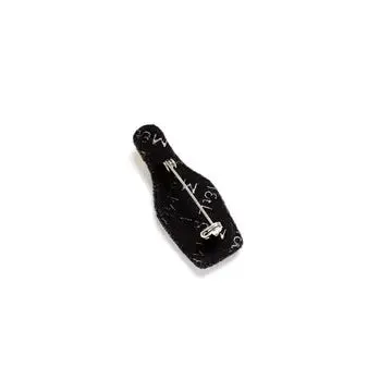Champagne Embroidered Pin